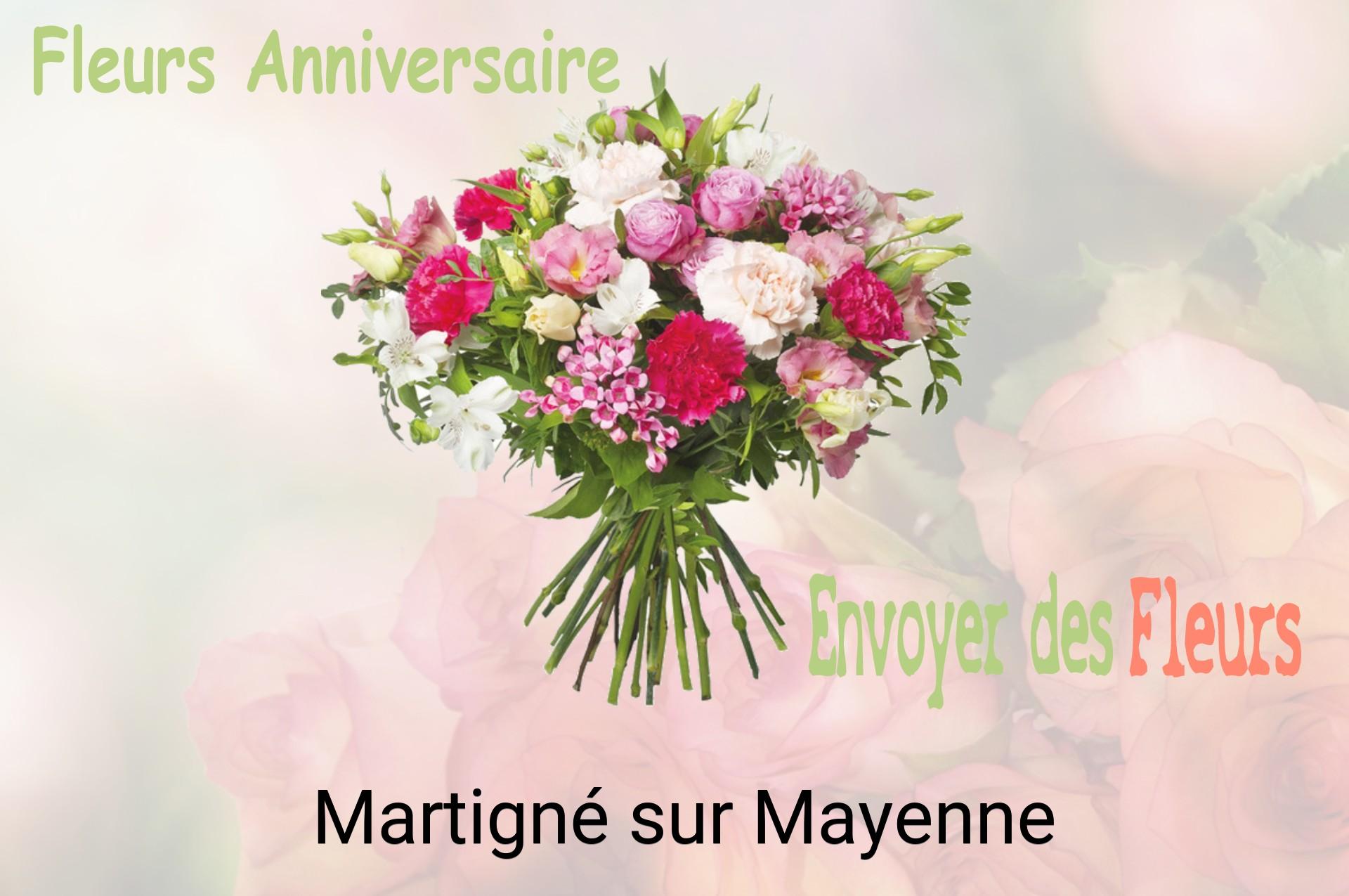 Bouquet de fleurs d’anniversaire livré à Martigné-sur-Mayenne