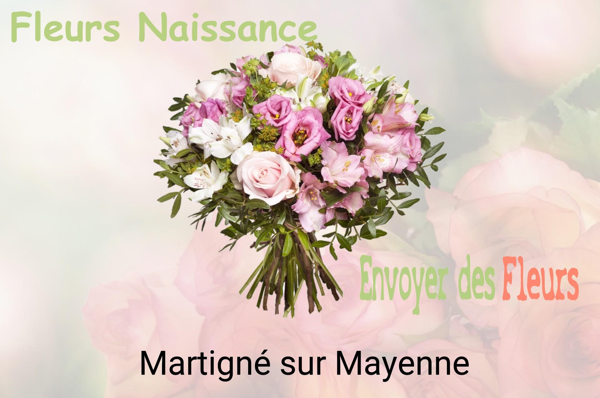 Bouquet de fleurs de naissance livré à Martigné-sur-Mayenne